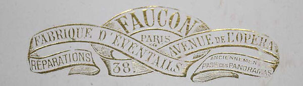 Fan, silk, French