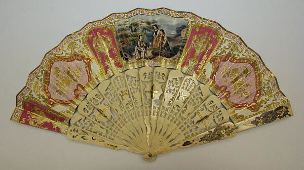 Fan, ivory, American