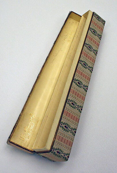 Fan, B. Altman &amp; Co. (American, 1865–1990), horn, American