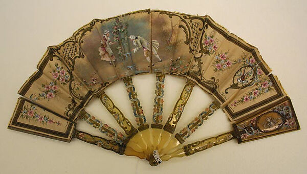 Fan, B. Altman &amp; Co. (American, 1865–1990), horn, American 