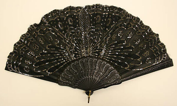 Fan, B. Altman &amp; Co. (American, 1865–1990), metal, wood, cardboard, American 