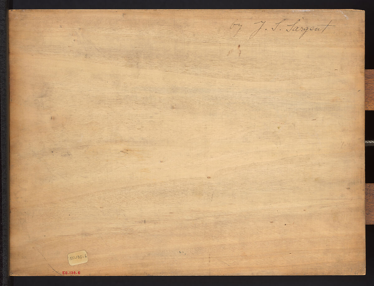 Courtyard, Tétouan, Morocco, John Singer Sargent (American, Florence 1856–1925 London), Oil on wood, American