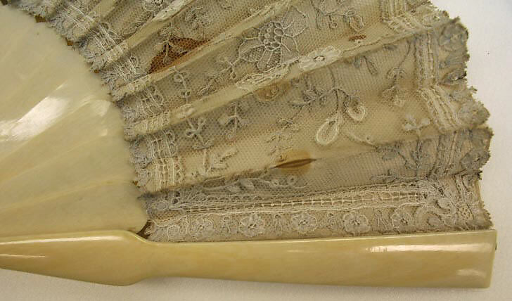 Fan, ivory, American
