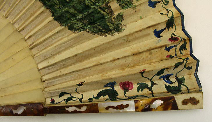 Fan, paper, tortoiseshell, bone, European