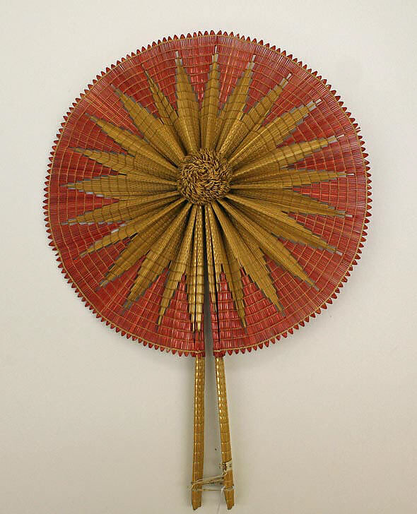 Fan, straw, American 