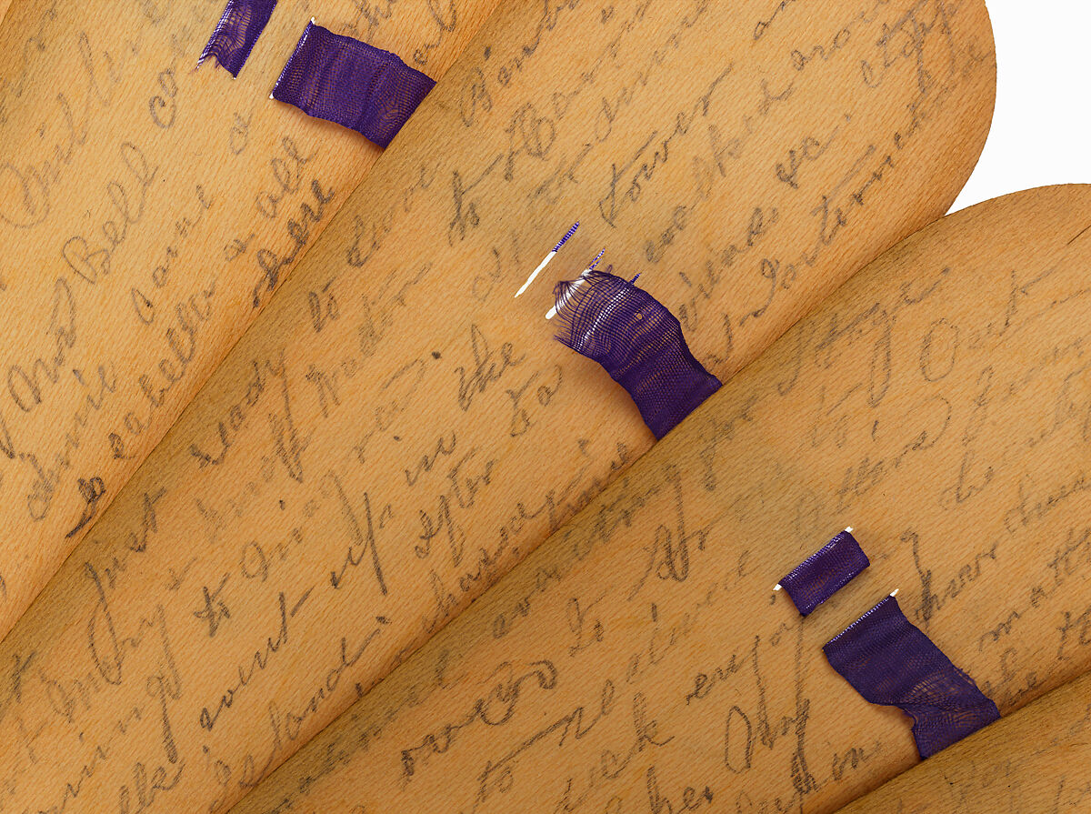 Fan, wood (cottonwood), American