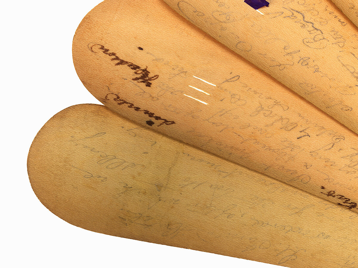 Fan, wood (cottonwood), American