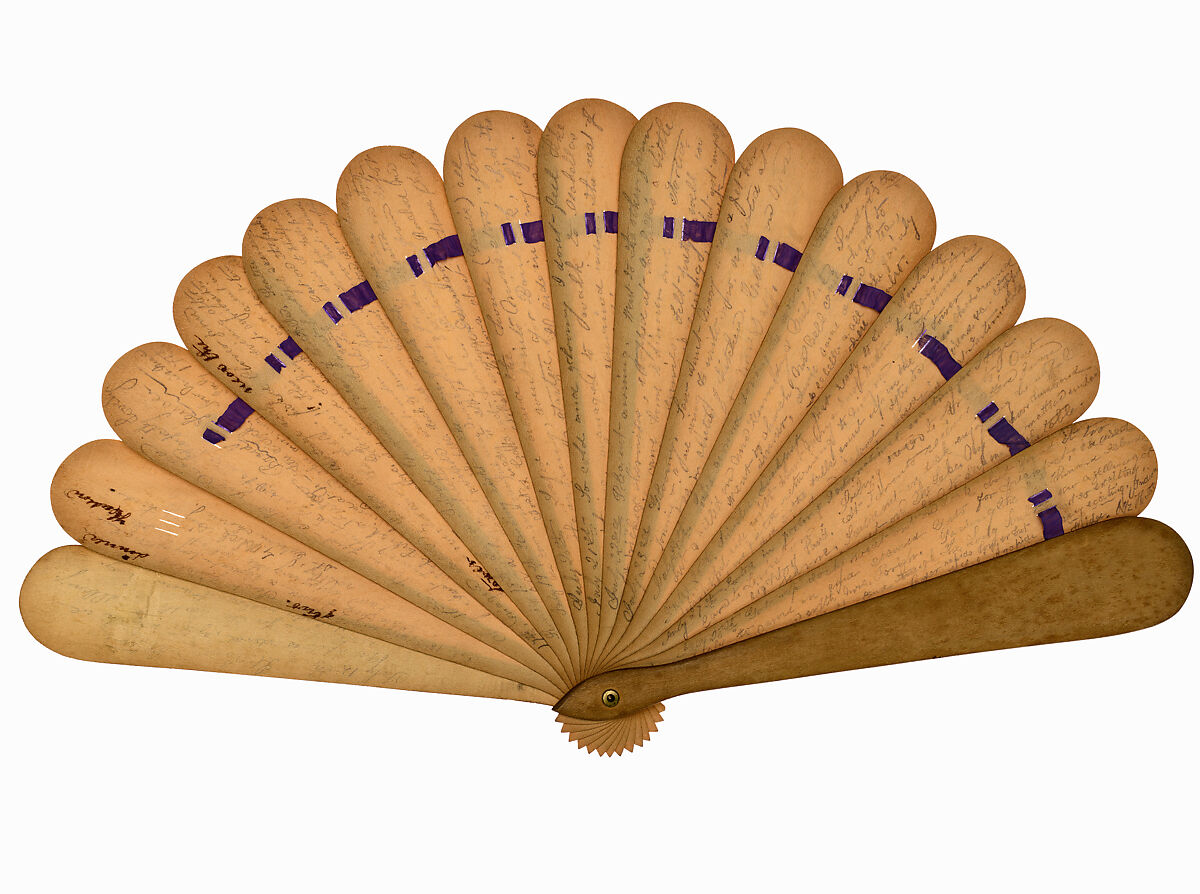 Fan, wood (cottonwood), American 