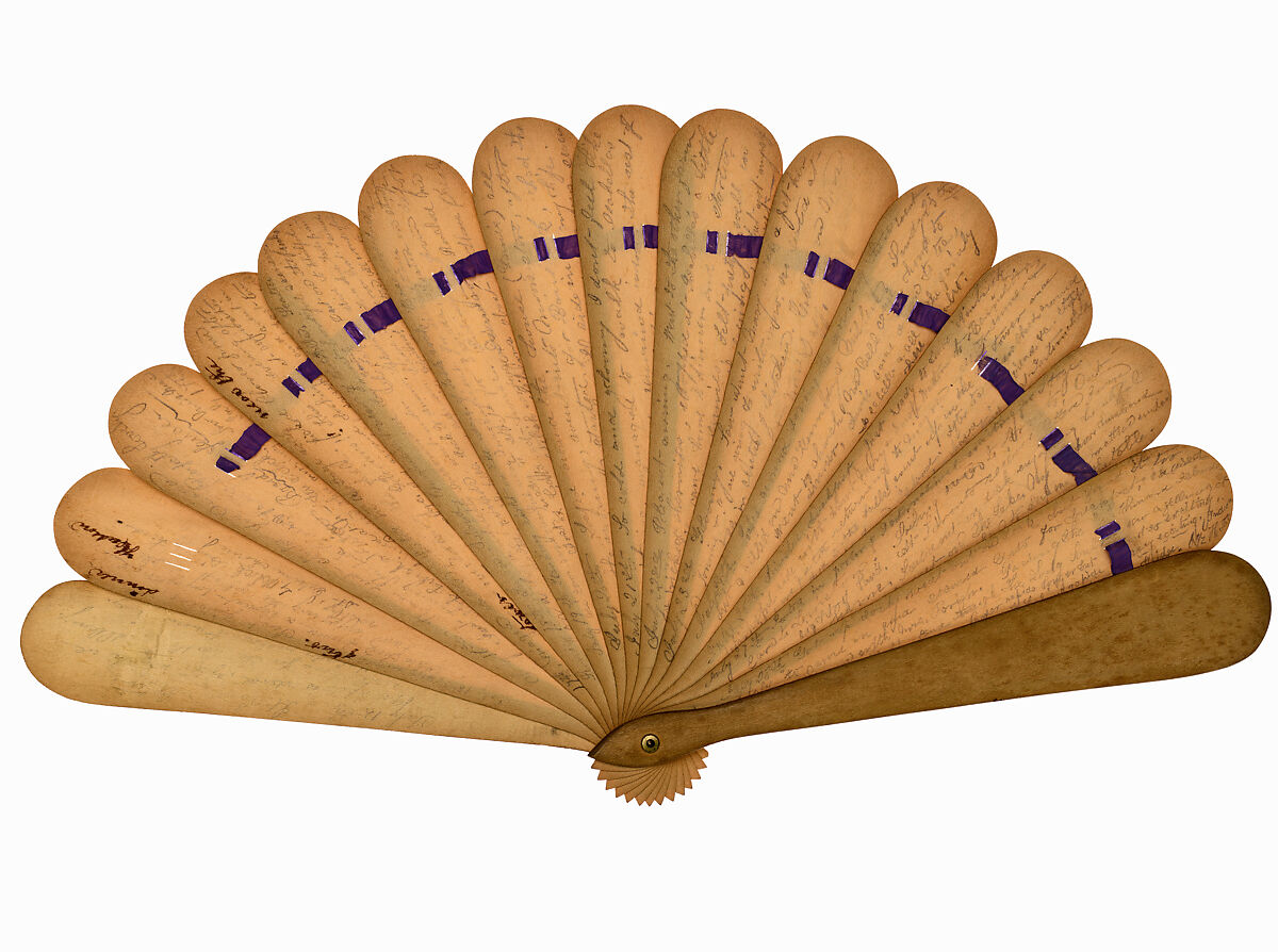 Fan, wood, American 