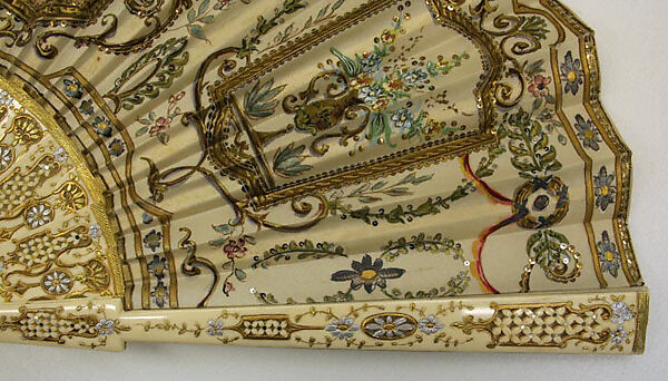 Fan, Tiffany &amp; Co. (1837–present), silk, American