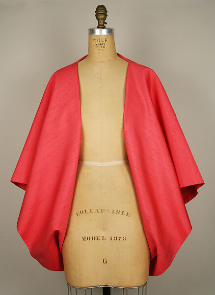 Evening wrap, House of Balenciaga (French, founded 1937), silk, French 