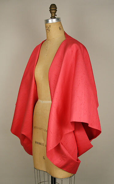 Evening wrap, House of Balenciaga (French, founded 1937), silk, French