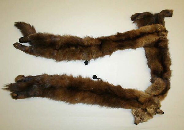 Neckpiece, fur, American or European 