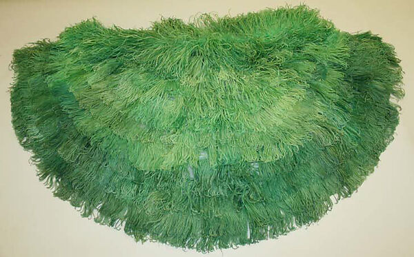Cape, ostrich feathers, French 