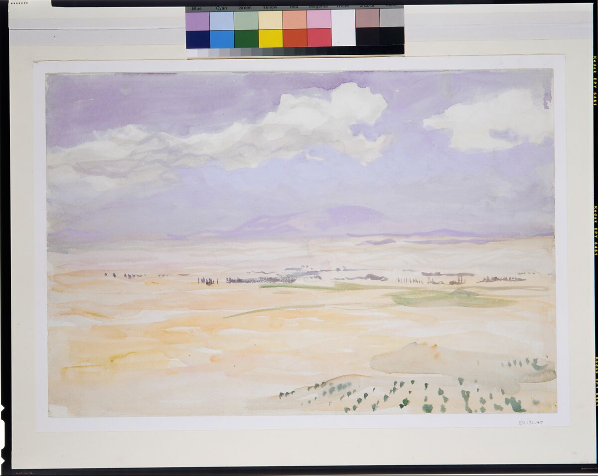 From Ávila, John Singer Sargent (American, Florence 1856–1925 London), Watercolor and gouache on white wove paper, American
