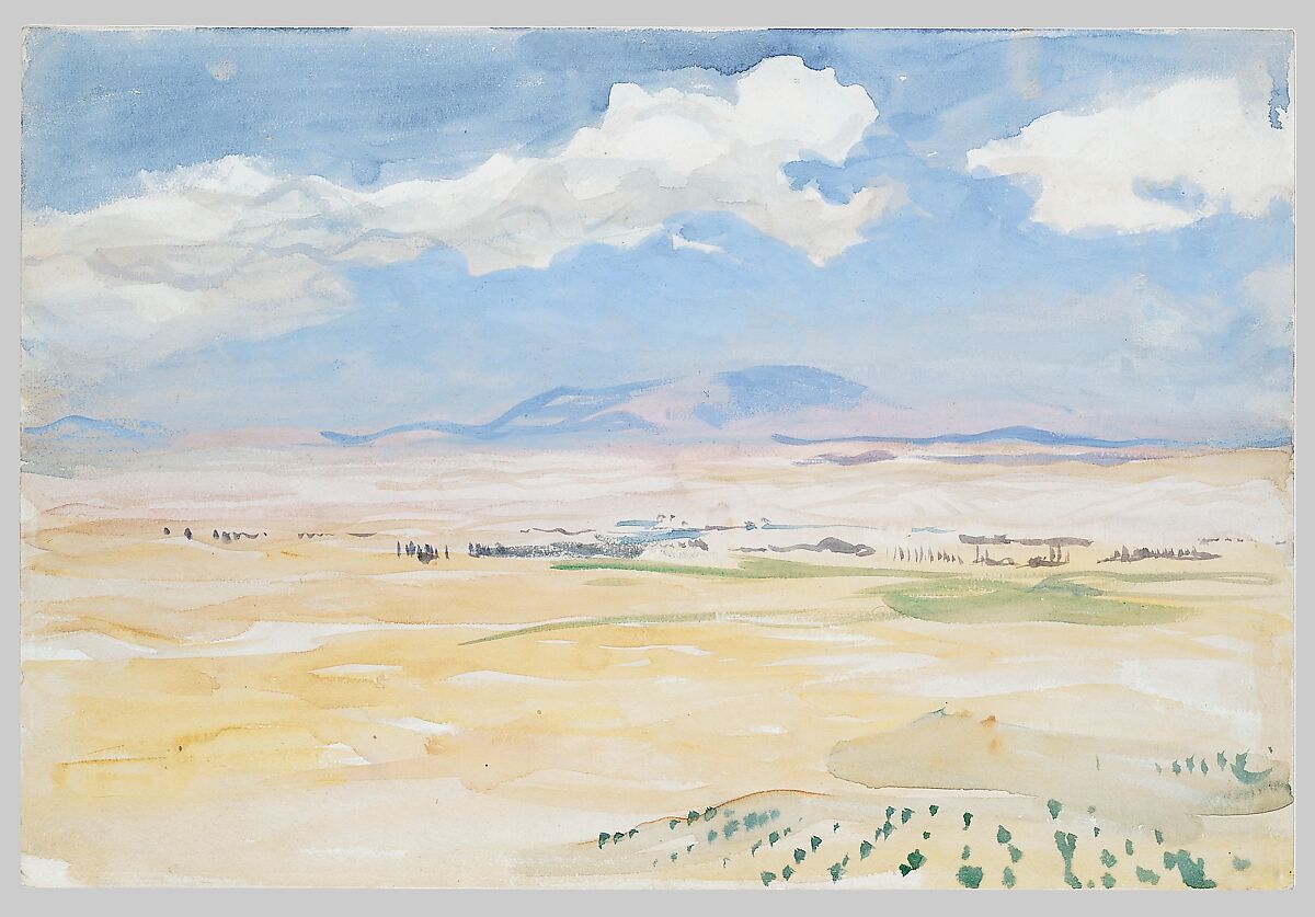 From Ávila, John Singer Sargent (American, Florence 1856–1925 London), Watercolor and gouache on white wove paper, American