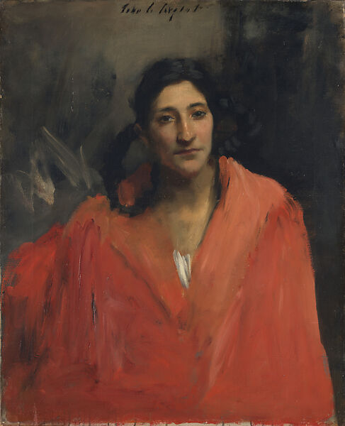 Spanish Roma Woman, John Singer Sargent  American, Oil on canvas, American