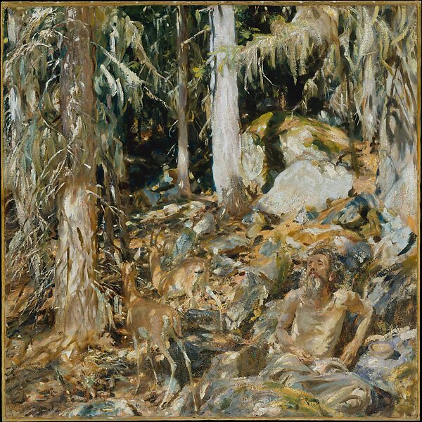 The Hermit (Il solitario), John Singer Sargent (American, Florence 1856–1925 London), Oil on canvas, American 