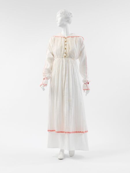 "Rosière", Paul Poiret (French, Paris 1879–1944 Paris), linen, French 