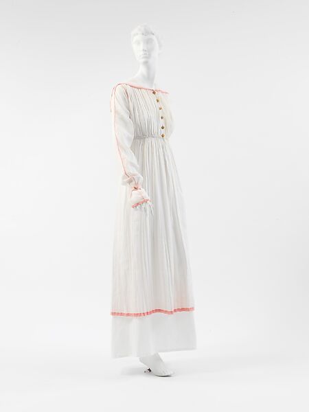 "Rosière", Paul Poiret (French, Paris 1879–1944 Paris), linen, French