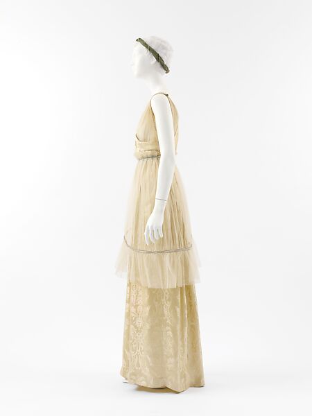 "Théâtre des Champs-Élysées", Paul Poiret (French, Paris 1879–1944 Paris), a,c-e) silk, rhinestones; b) silk; f, g) silk, leather, French