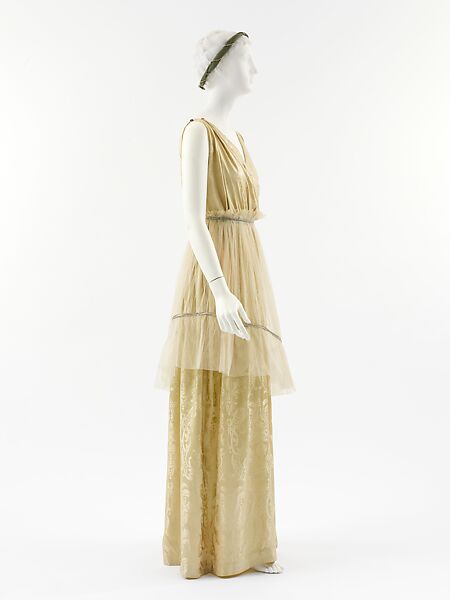 "Théâtre des Champs-Élysées", Paul Poiret (French, Paris 1879–1944 Paris), a,c-e) silk, rhinestones; b) silk; f, g) silk, leather, French