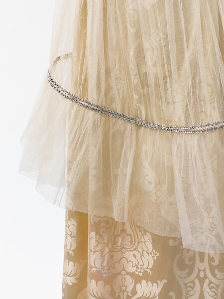 "Théâtre des Champs-Élysées", Paul Poiret (French, Paris 1879–1944 Paris), a,c-e) silk, rhinestones; b) silk; f, g) silk, leather, French