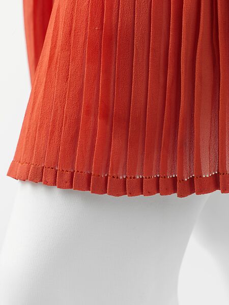 Evening ensemble, Paul Poiret (French, Paris 1879–1944 Paris), a, b) silk; c) silk, enamel, French