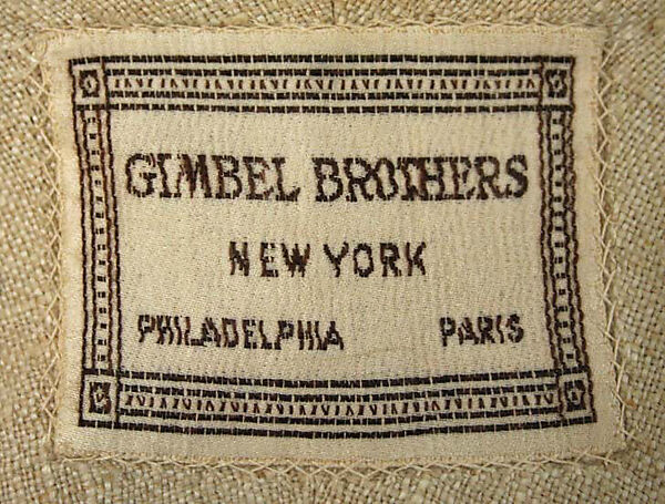 Riding habit, Gimbel Brothers (American, 1887–1987), linen, American