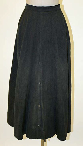 Riding habit, wool, American or European