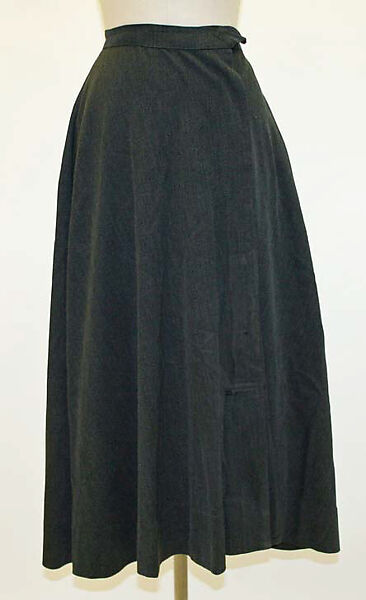 Riding habit, wool, American or European