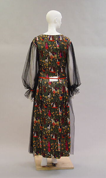 "Bois de Boulogne", Paul Poiret (French, Paris 1879–1944 Paris), a–c) silk, French