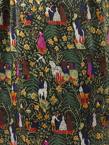 "Bois de Boulogne", Paul Poiret (French, Paris 1879–1944 Paris), a–c) silk, French