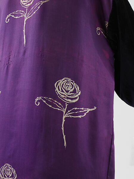 "La Rose d'Iribe", Paul Poiret (French, Paris 1879–1944 Paris), (a)silk
(b) linen, wool, cotton, French