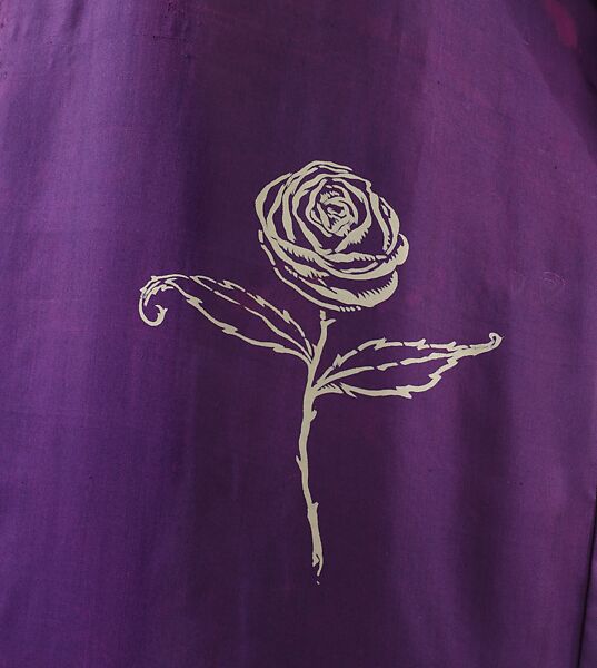 "La Rose d'Iribe", Paul Poiret (French, Paris 1879–1944 Paris), (a)silk
(b) linen, wool, cotton, French