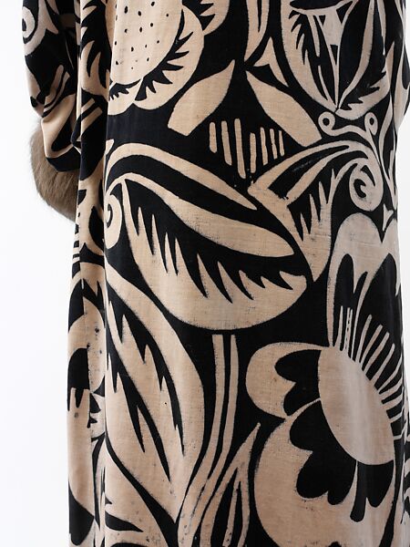 "La Perse", Paul Poiret (French, Paris 1879–1944 Paris), cotton, silk, metallic thread, fur, French