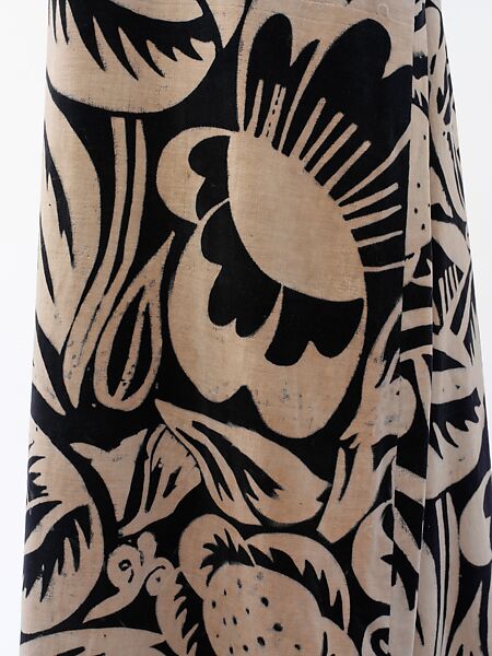 "La Perse", Paul Poiret (French, Paris 1879–1944 Paris), cotton, silk, metallic thread, fur, French