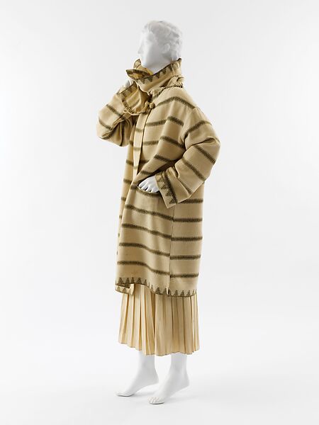 Coat, Paul Poiret (French, Paris 1879–1944 Paris), wool, rayon, French