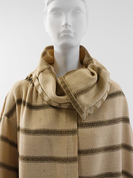 Coat, Paul Poiret (French, Paris 1879–1944 Paris), wool, rayon, French