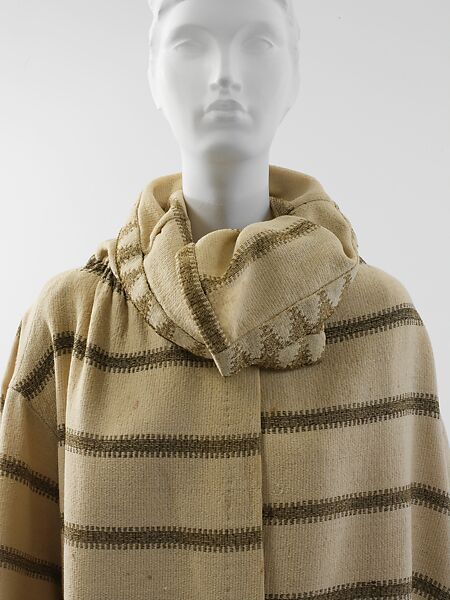 Coat, Paul Poiret (French, Paris 1879–1944 Paris), wool, rayon, French