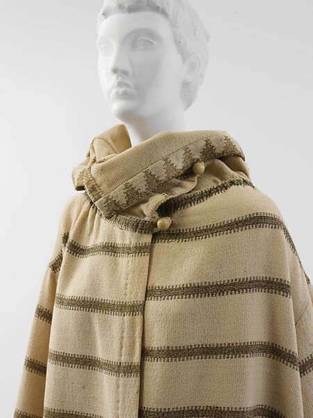 Coat, Paul Poiret (French, Paris 1879–1944 Paris), wool, rayon, French