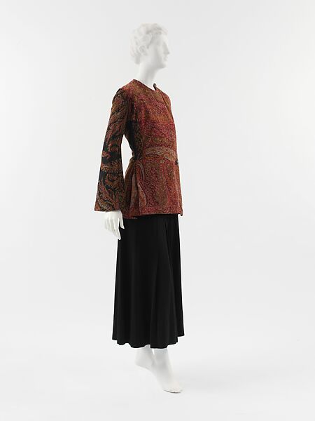 Jacket, Paul Poiret (French, Paris 1879–1944 Paris), wool, cotton, rayon, French 