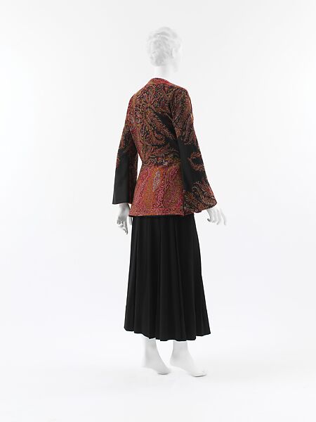 Jacket, Paul Poiret (French, Paris 1879–1944 Paris), wool, cotton, rayon, French