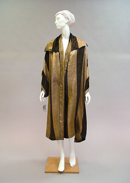 "Pré Catelan", Paul Poiret (French, Paris 1879–1944 Paris), silk, metallic thread, French