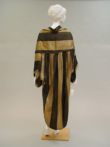 "Pré Catelan", Paul Poiret (French, Paris 1879–1944 Paris), silk, metallic thread, French