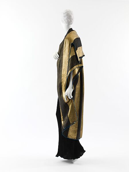 "Pré Catelan", Paul Poiret (French, Paris 1879–1944 Paris), silk, metallic thread, French
