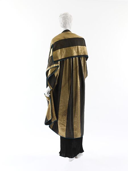 "Pré Catelan", Paul Poiret (French, Paris 1879–1944 Paris), silk, metallic thread, French