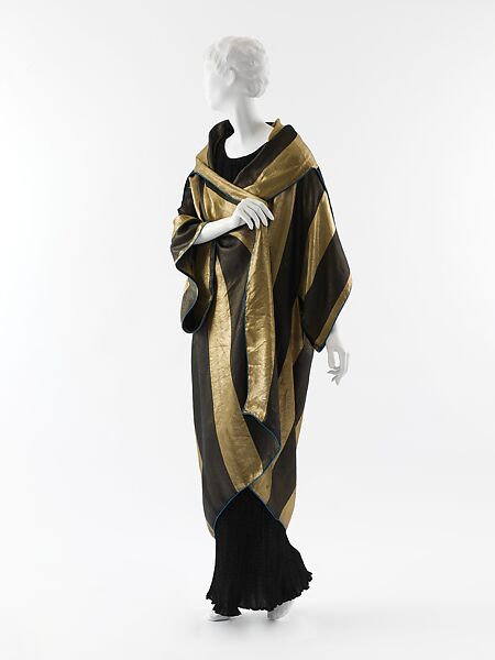 "Pré Catelan", Paul Poiret (French, Paris 1879–1944 Paris), silk, metallic thread, French
