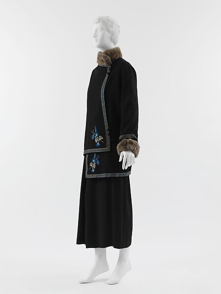 "Steppe", Paul Poiret (French, Paris 1879–1944 Paris), silk, wool, fur, cotton, French