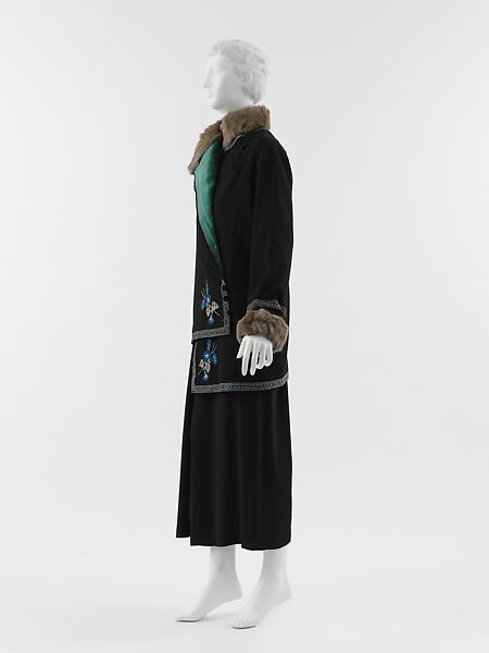 "Steppe", Paul Poiret (French, Paris 1879–1944 Paris), silk, wool, fur, cotton, French